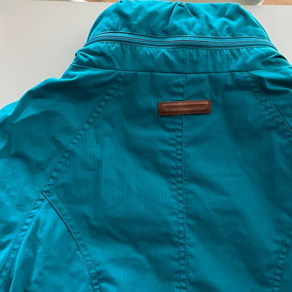 Naketano (Brave New World) Teal Women's light Jacket size M - Picture 9 of 14